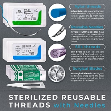 Complete Sterile Suture Practice Kit for Medical Students