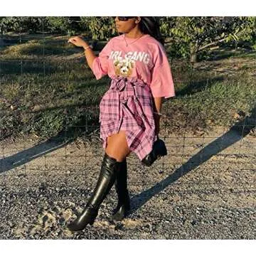 Stylish Handkerchief Skirt for Women - Plaid Mini Skirt