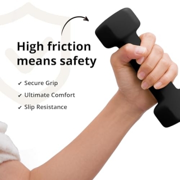 Portzon Neoprene Dumbbells Set in 10 Colors for Home Workouts