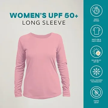 Vapor Apparel Women's UPF 50+ Sun Protection Long Sleeve