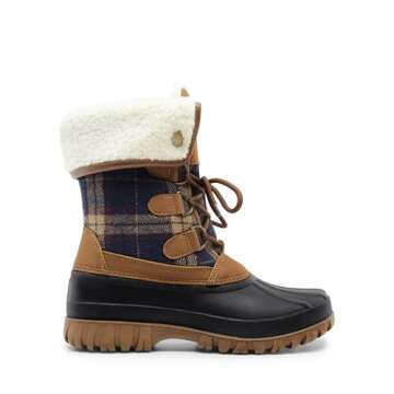 DREAM PAIRS Women's Winter Duck Boots - Waterproof & Stylish for Cold Days
