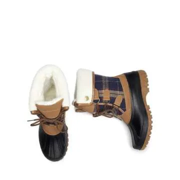 DREAM PAIRS Women's Waterproof Winter Boots For Cold Weather