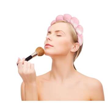 BEBEEPOO Velvet Headband Set for Makeup and Skincare