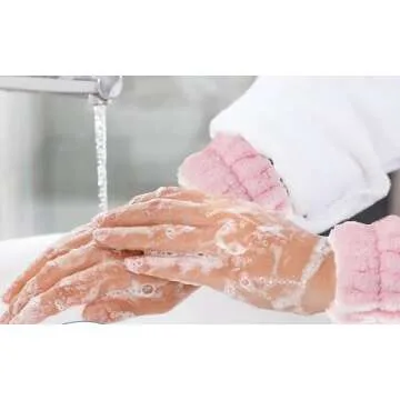 BEBEEPOO Velvet Headband Set for Makeup and Skincare