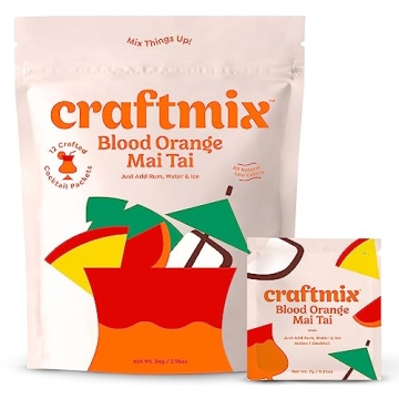 Craftmix Blood Orange Mai Tai - Instant Low-Carb Cocktail Mixer
