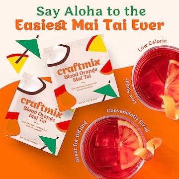 Blood Orange Mai Tai Cocktail Mixer - 12 Drinks