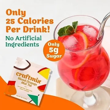 Blood Orange Mai Tai Cocktail Mixer - 12 Drinks