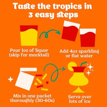 Blood Orange Mai Tai Cocktail Mixer - 12 Drinks