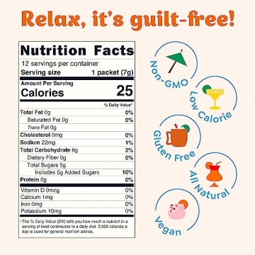 Blood Orange Mai Tai Cocktail Mixer - 12 Drinks