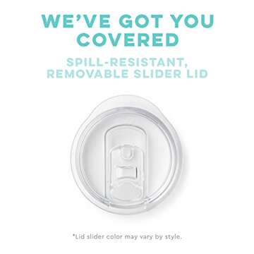 Swig Life 12oz Wine Tumbler with Lid, Stainless Steel, Dishwasher Safe, Portable, Triple Insulated Wine Tumbler (Rose Gold)