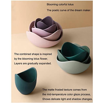 Elegant 5-Piece Ceramic Salad Bowl Set for Every Occasion