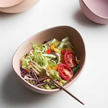 Elegant 5-Piece Ceramic Salad Bowl Set for Every Occasion