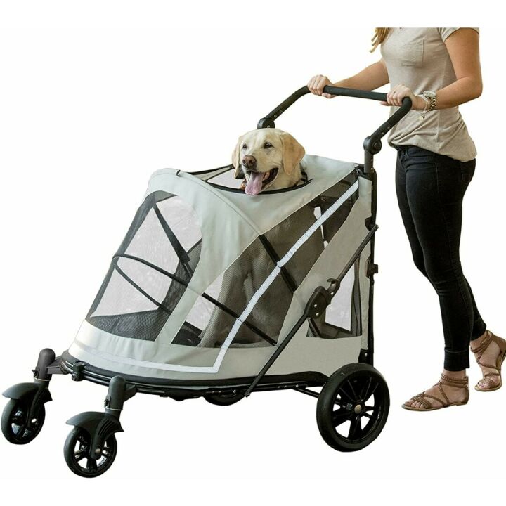 Pet Gear NO-Zip Stroller with Gel-Filled Tires