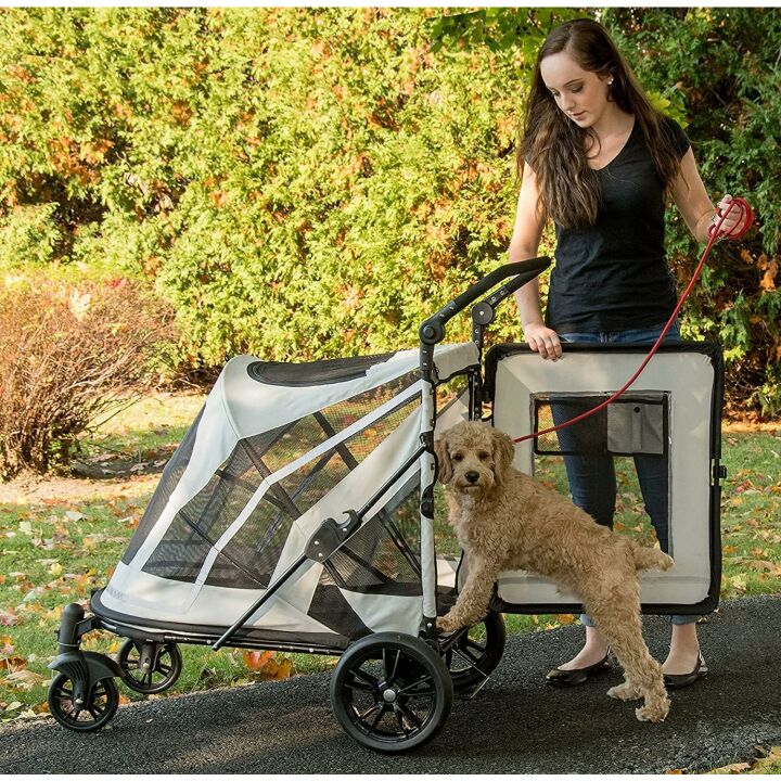 Pet Gear NO-Zip Stroller with Gel-Filled Tires