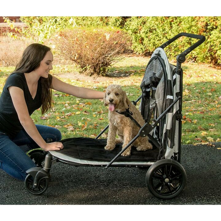 Pet Gear NO-Zip Stroller with Gel-Filled Tires