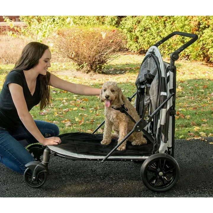 Pet Gear NO-Zip Stroller with Gel-Filled Tires