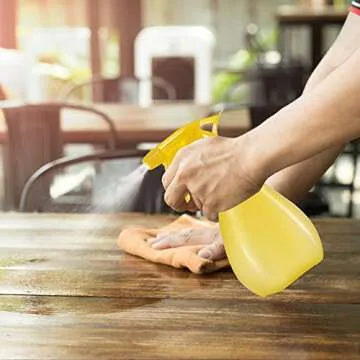 8 Oz Refillable Spray Bottles Set - 4 Colorful Triggers