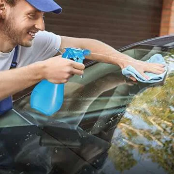 8 Oz Refillable Spray Bottles Set - 4 Colorful Triggers