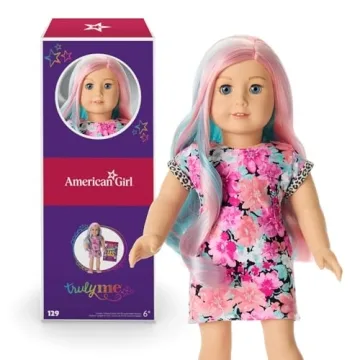 American Girl Truly Me 18-inch Doll #129 with Lt Blue Eyes, Multicolor Hair, Lt Skin with Warm Olive...