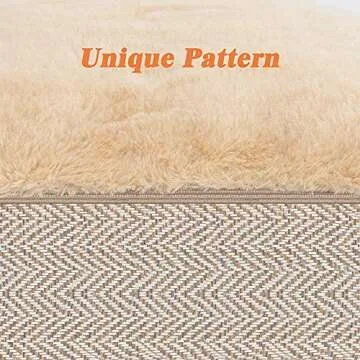 DEBANG HOME Dog Bed,Dog Beds for Medium Dogs,Cat Bed,Calming Dog Bed,Anxiety Comfy Durable Pet Beds with Reversible&Washable Cushion,Rectangle Dog Bed in Grey Color (Small, Beige)