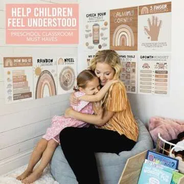 9 Boho Calming Corner Posters for Classroom Support