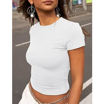 ZHENWEI Crop Workout Tops Perfect for Women Sport