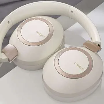 LORELEI B-C6 Lightweight Wireless Headphones with 50H Playtime