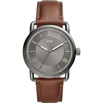 Men's Copeland Stainless Steel & Leather Watch