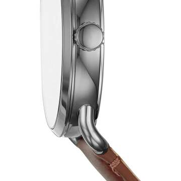 Men's Copeland Stainless Steel & Leather Watch