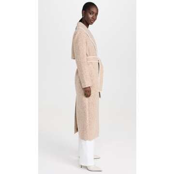 Stylish Avec Les Filles Women's Camel Melange Coat