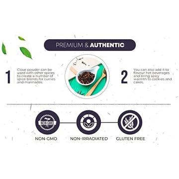 CeylonFlavors 3.5oz Organic Whole Cloves - Fresh & Pure
