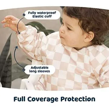 Tiny Twinkle Waterproof Baby Bib for Mess-Free Feeding