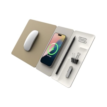 POUT H3 SplitMax 3-in-1 Wireless Charger Mouse Pad