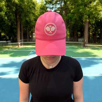 Fresh Pickle Pickleball Cap for Women – Lightweight, Moisture-Wicking, Adjustable Hat with Embroid...