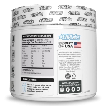 EHP Labs CREA-8 Creatine Powder for Optimal Performance