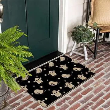 Baccessor Funny Ghost Doormat Rug for Home Decor