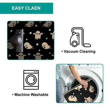 Baccessor Funny Ghost Doormat Rug for Home Decor