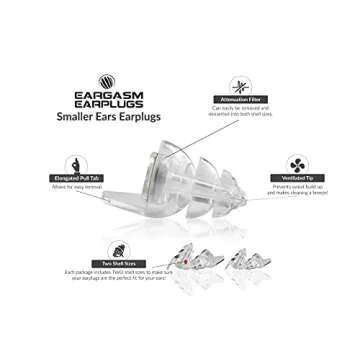 Eargasm Smaller Ears Earplugs for Optimal Hearing Protection