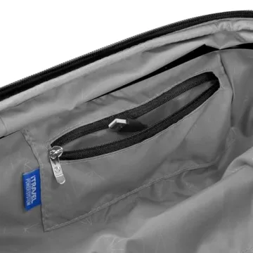 Traveler's Choice Pagosa Indestructible Hardshell Expandable Spinner Luggage, Black, 2 Piece Set