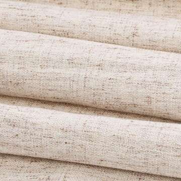 DEJAVU Blackout Roman Shades for Windows, Cordless Linen Fabric Roman Window Shades, Custom Light Filtering Roman Blinds for Doors, Kitchens, Bedroom, Living Room, Pure Linen