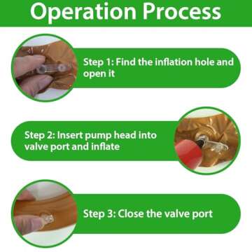 4 PCS Inflatable Reindeer Antler Ring Toss Game, Antler Hat with Rings Hook Game, Christmas Party Games Supplies Ring Toss Hook Game for Kids Adults Family Xmas with Air Pump (16 Rings, 4 Antlers)