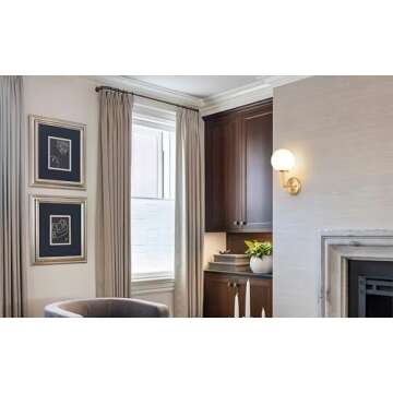 jengush Battery Operated Wall Sconce Set of 2, Wall Light Wireless Easy to Install Remote Control, Dimmable and Adjustable Sconces Wall Decor, Rechargeable Wall Lamp for Bedroom, Living Room(Gold)