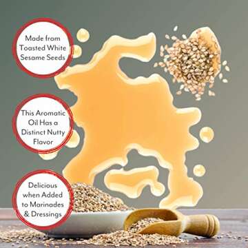 Roland, Foods Pure Sesame Oil from Toasted Sesame Seeds Specialty Imported Food Bottle, 6.2 Ounce