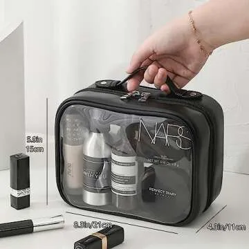 Veki TSA Approved Waterproof Travel Cosmetic Bag for All