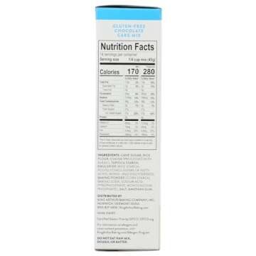 King Arthur Flour, GlutenFree Chocolate Cake Mix, 22 oz (624 g)(PACK 1)
