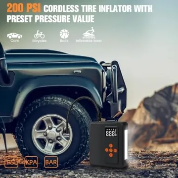 Essential 8000A Jump Starter with Air Compressor and LED