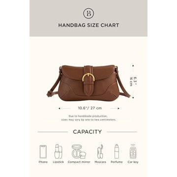 Coucoland Crossbody Bags for Women - Leather Saddle Purse Boho Cross Body Handbag with Adjustable Strap for Women Daily