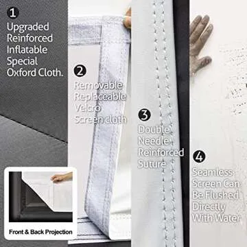 Inflatable Portable Movie Screen for Outdoor Events