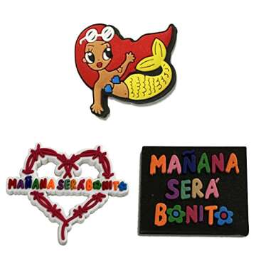 Karol G Croc Charms Manana Sera Bonito Bichota Shoe Decoration Charms for Women Men Boys Girls Clog ...