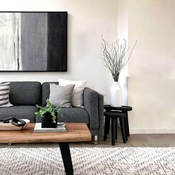 Ruidazon 10Pcs 30.7" Curly Willow Branches, Artificial Flowers Twigs Decorative Sticks Stem, Dry Bendable Tree Branches for DIY Craft Home Room Wedding Floor Vase Garden Farmhouse Decor